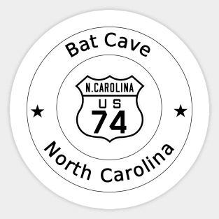 Bat Cave, North Carolina Sticker